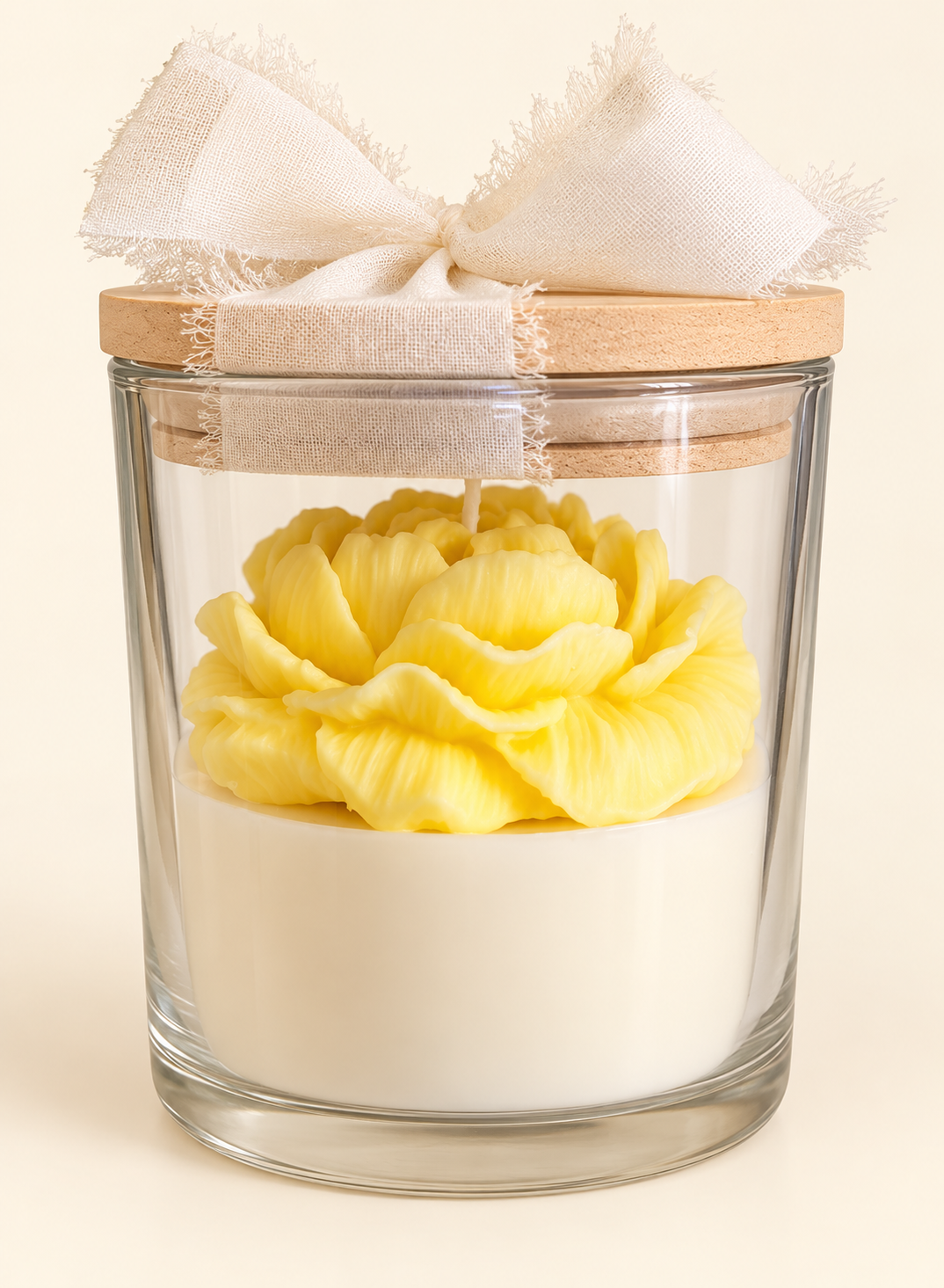 Peony Candles in Jar !