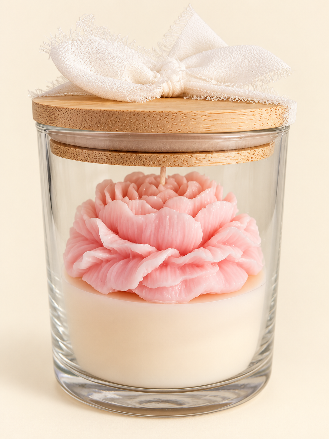 Peony Candles in Jar !