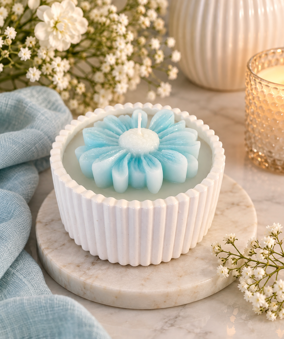 Daisy Candle
